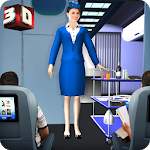 Jocs d'hostessa de vol del personal de l'aeroport