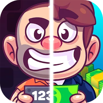 Idle Prison Tycoon: Jeu Clicker Gold Miner