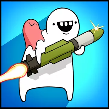 Missile Dude RPG: ប៉ះ Tap Missile