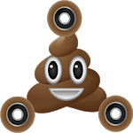Pak. Hankey Poop Gelisah Spinner Emoji Polarized