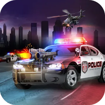 Police Chase - Death Race Speed ​​​​Machin Tire kous