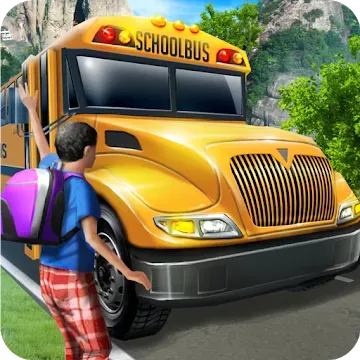 Řidič školního autobusu