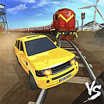 Поезд vs Car Racing 3D