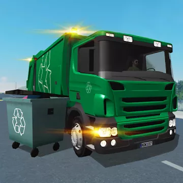 Šiukšlių sunkvežimio simuliatorius