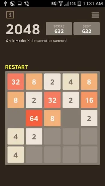 2048 Number Puzzle game screenshot 1
