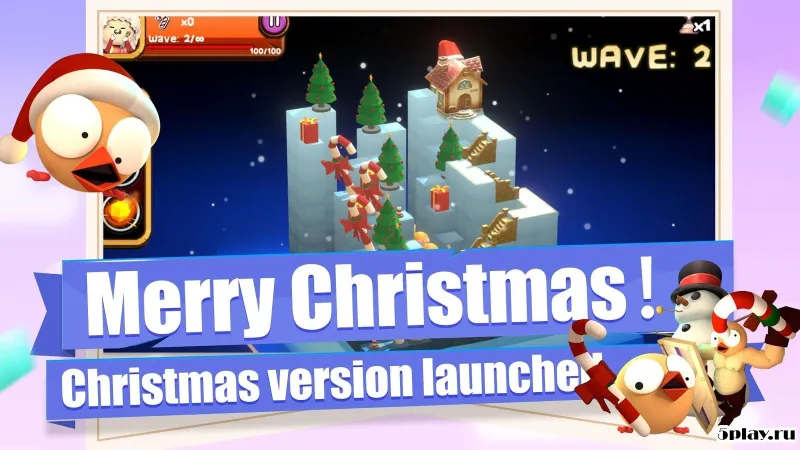 3D TD: Chicka Invasion screenshot 1