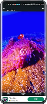3D Underwater World Wallpaper screenshot