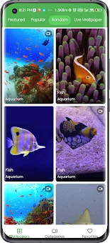 3D Underwater World Wallpaper screenshot
