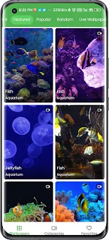 3D Underwater World Wallpaper screenshot