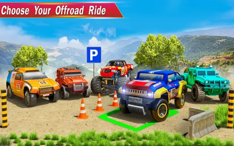 4x4 Prado Offroad Jeep Driving: Parking Games 1.2.9 screenshot 2
