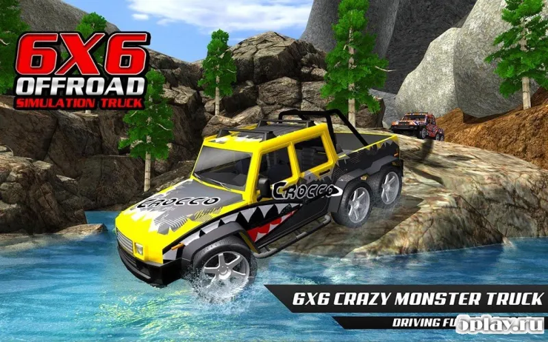 6x6 Spin Offroad Mud Runner Truck Drive Games 2018 screenshot 3