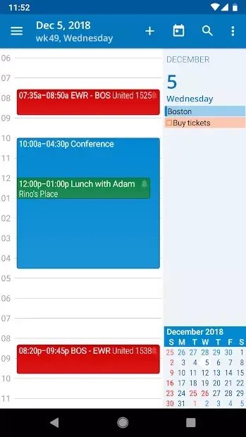 ACalendar 2.9.0 screenshot 1