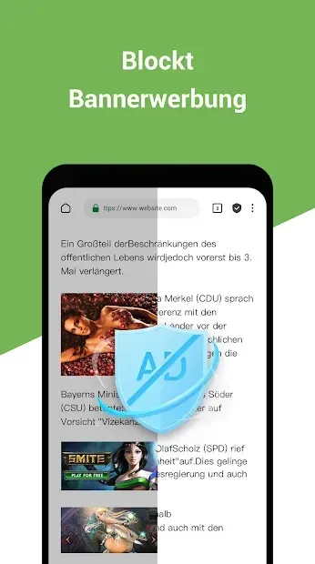 Adblocker Browser: Adblock & блокировка рекламы 80.0.2016123372 screenshot 1