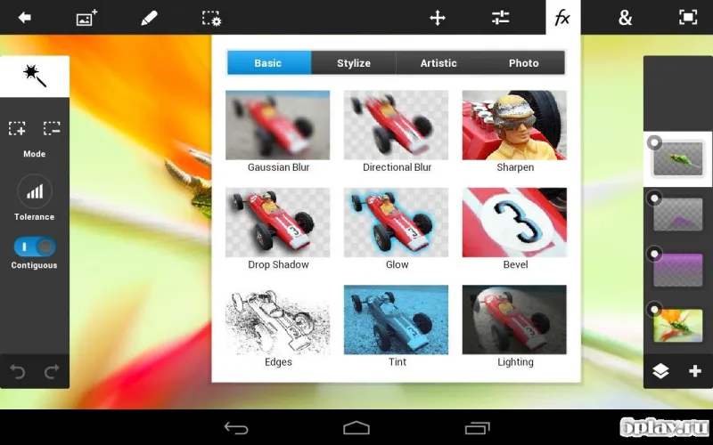 Adobe Photoshop Touch screenshot 2