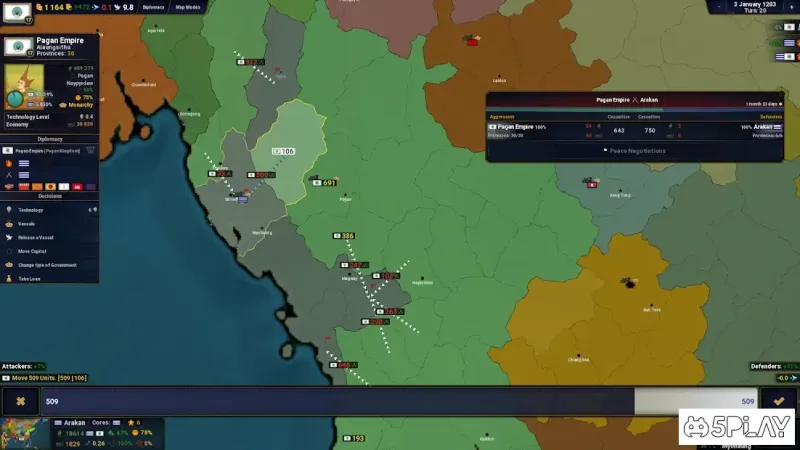 Age of History II Asia 1.01584 screenshot 1