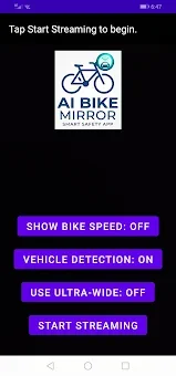 AI Bike Mirror screenshot