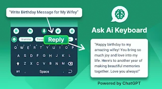 Ai Chat Keyboard Generate Text screenshot