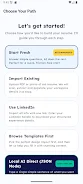 AI resume maker screenshot
