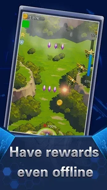 Airplane Defense: Idle Games screenshot 1