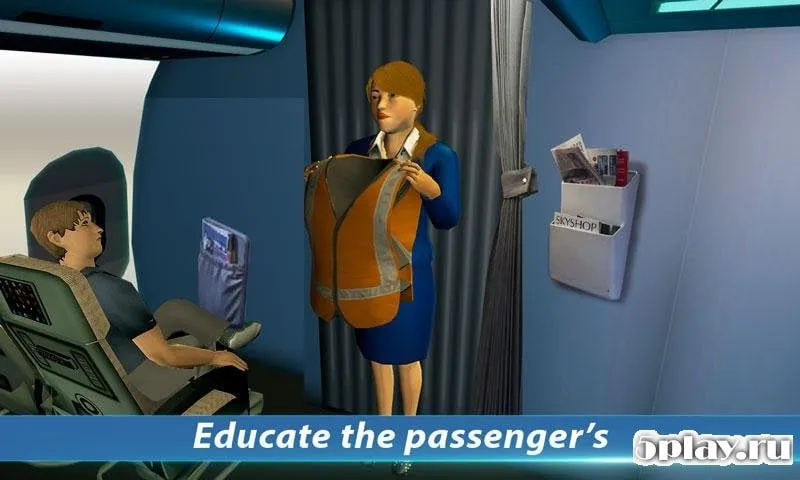 Airport Staff Flight Attendant Air Hostess Games screenshot 3