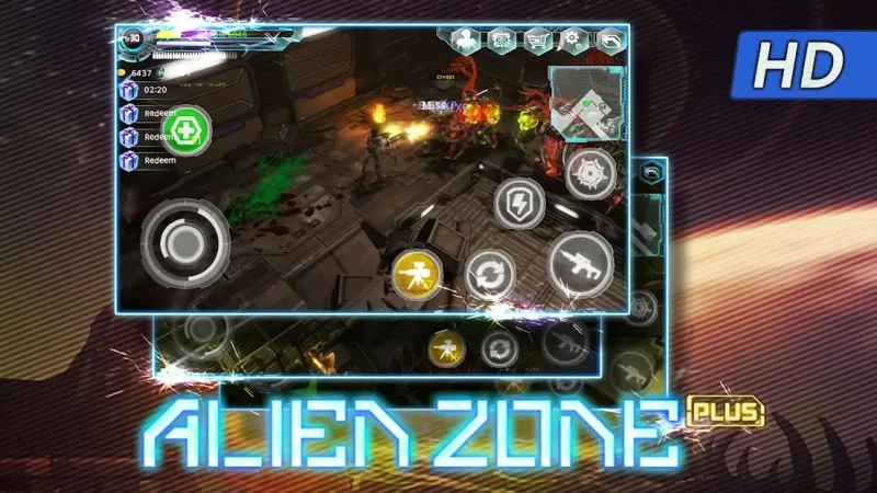 Alien Zone Plus HD 1.4.3 screenshot 2