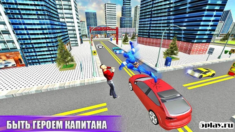 Amazing Captain Hero Fighting Fun screenshot 4