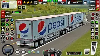 American Truck Driving Trailer screenshot