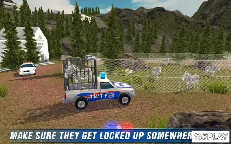 Angry Animals Police Transport screenshot 4