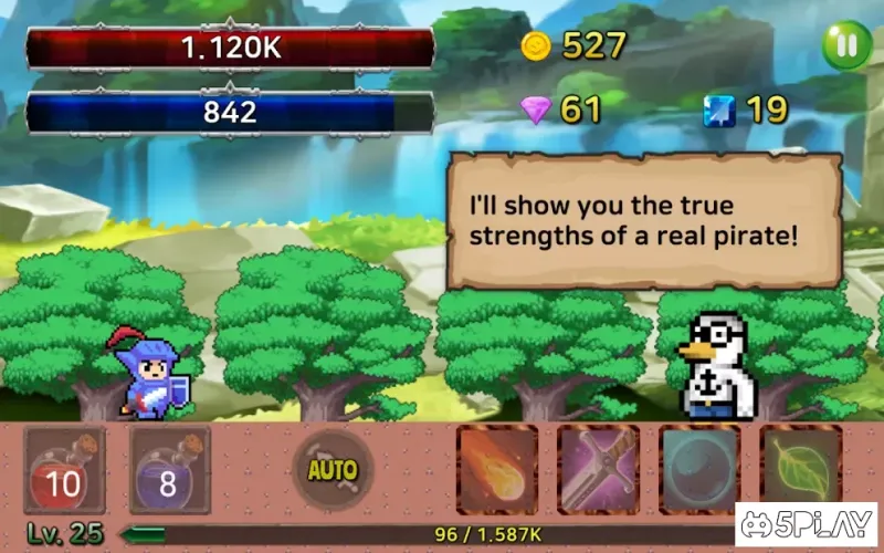 Angry Baby - Side-scroll Idle RPG screenshot 2