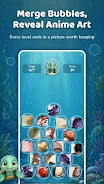 Anime Bubble: Merge Puzzle screenshot