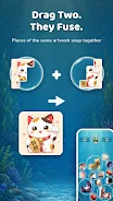 Anime Bubble: Merge Puzzle screenshot