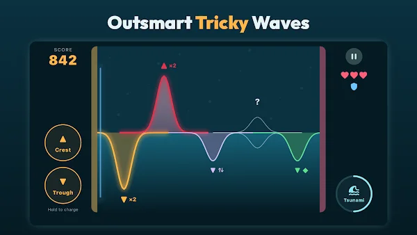 Antiwave: Reflex Wave Game screenshot