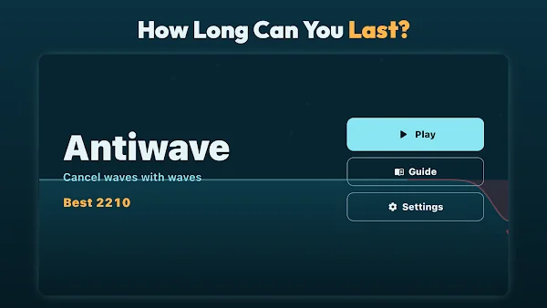 Antiwave: Reflex Wave Game screenshot