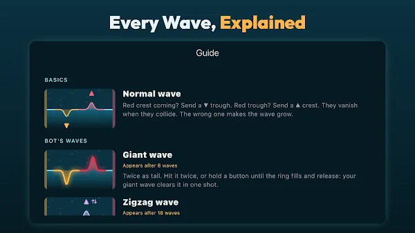 Antiwave: Reflex Wave Game screenshot