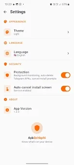 Apk Qo'riqchi screenshot