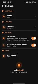 Apk Qo'riqchi screenshot