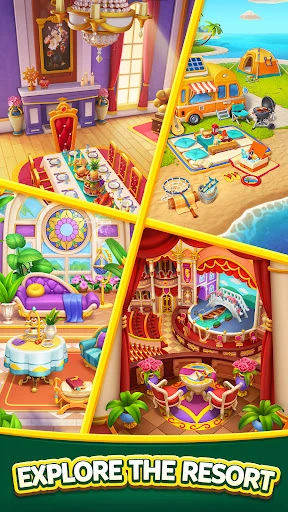 Seaside Resort: Match 3 Screenshots 4