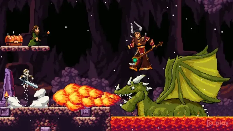 Apple Knight: Action Platformer screenshot 1