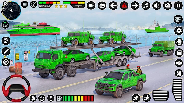 Army Vehicle Transporter Truck screenshot