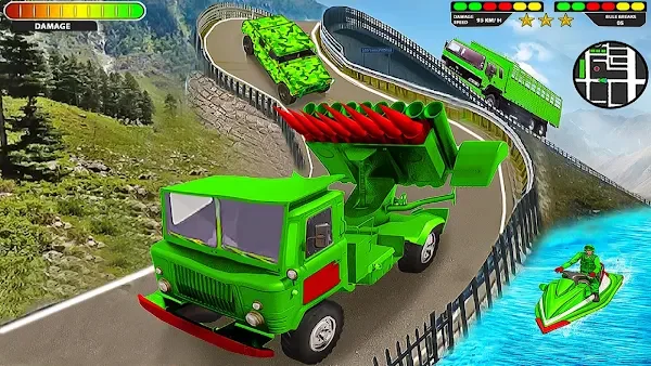 Army Vehicle Transporter Truck screenshot