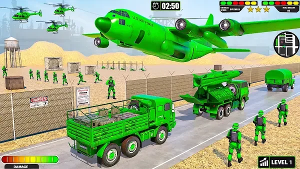 Army Vehicle Transporter Truck screenshot