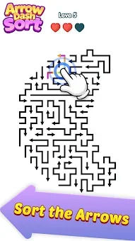 Arrow Dash Sort screenshot