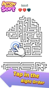 Arrow Dash Sort screenshot