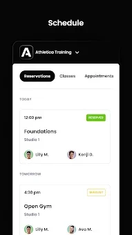 Athletica Training screenshot