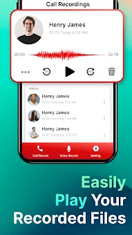 Auto Call recorder App screenshot