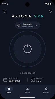 Axioma VPN screenshot