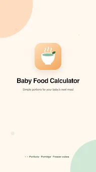 Baby Food Calculator screenshot