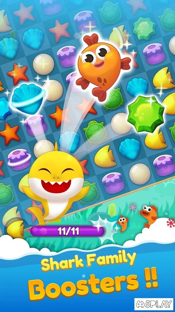 Baby Shark Match: Ocean Jam screenshot 2