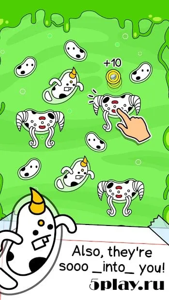 Bacteria Evolution - Merge and Create Germs screenshot 1