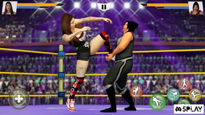 Bad Girls Wrestling Fighter: Женщины Борьба Игры 1.5.5 screenshot 1